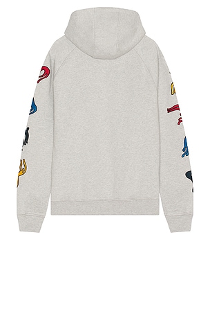 By Parra La Chambre Nuit Hooded Sweatshirt in Grey