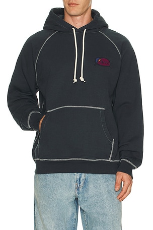 Circled Script Logo Hooded Sweatshirt By Parra