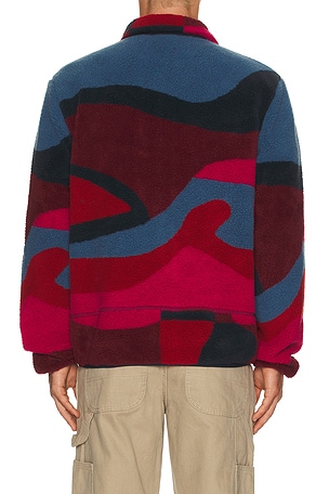 By Parra Full FTP Booster Polar Fleece Jacket in Red