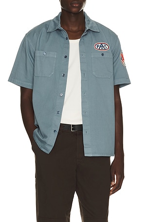 Gas Station Short Sleeve Shirt By Parra