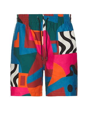 Distorted Water Swim Shorts By Parra