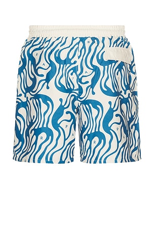 By Parra The Blob Swim Shorts in Blue