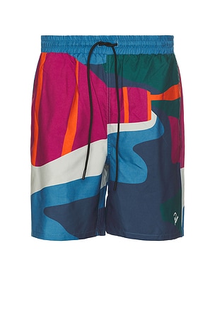 The Festival Fence Swim Shorts By Parra