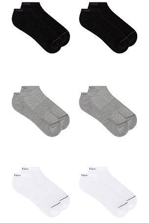 6 Pack Classic Athletic Low Cut Socks Calvin Klein