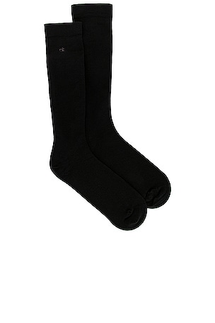 calvin klein black dress socks MARCOLIANI EXTRAFINE MERINO RIBBED DRESS SOCK main image 1