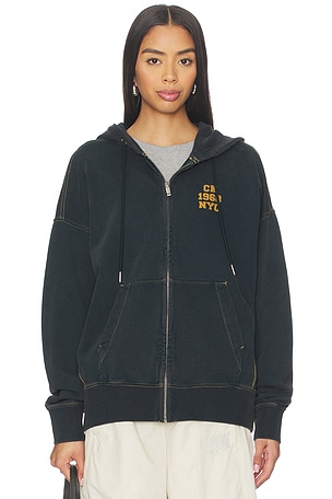 Calven Kleen SWEAT À CAPUCHE WASHED en Marine