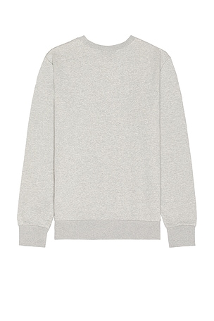 Calvin Klein Archive Logo Fleece Crewneck Sweatshirt in Grey