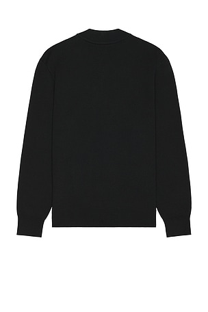 Calvin Klein Full Zip Sweater in Black