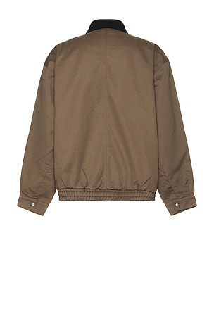 Calvin Klein Blouson Jacket in Brown