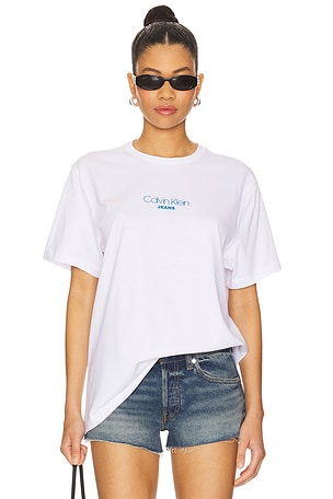 Acid Wash 20S Cotton Tee Calvin Klein