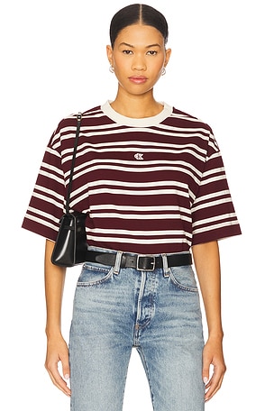 Heavyweight Stripe Jersey Tee Calvin Klein
