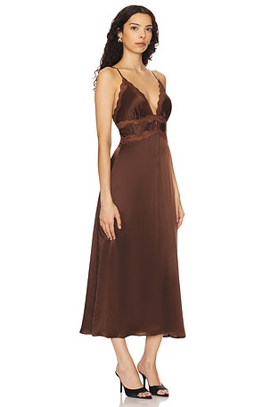 CAMI NYC Roya Dress in Brown