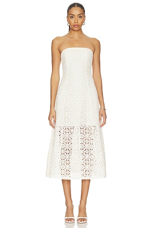 Lisboa Strapless Crochet Dress CAMI NYC
