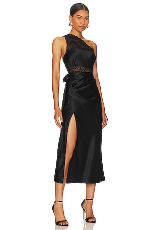 CAMI NYC Rowan Dress in Black