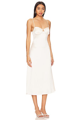 CAMI NYC Dorthea Dress in White