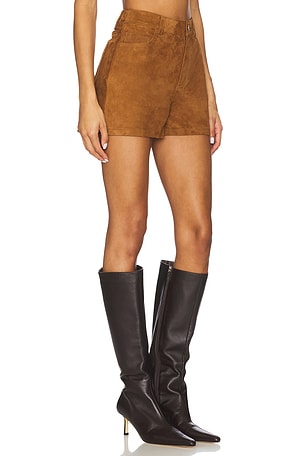 CAMI NYC Travis Suede Short in Cognac