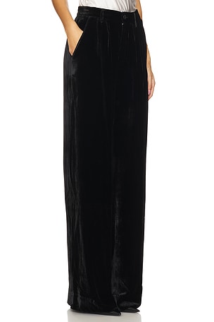 CAMI NYC Rylie Velvet Pant in Black