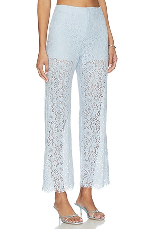 CAMI NYC Zinaida Lace Pant in Baby Blue