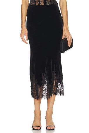 Georgiana Velvet Skirt CAMI NYC