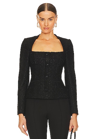 Abella Bodysuit - Long Sleeve Lace Bodysuit in Black  Lace bodysuit long  sleeve, Lace bodysuit, Long sleeve lace
