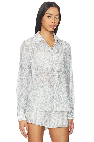 CAMI NYC Rafella Top in Blue,White