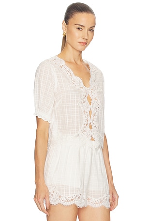 CAMI NYC Junie Top in White