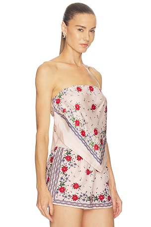 CAMI NYC Juli Strapless Camisole in Cream