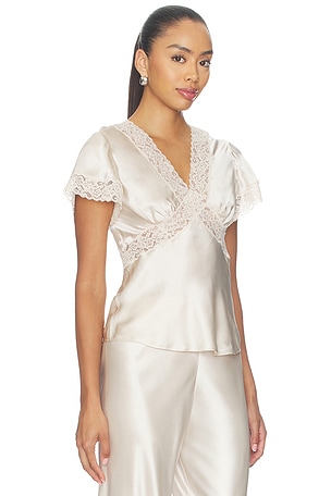 CAMI NYC Romola Top in Neutral. Size 8. Also