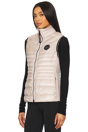 Canada Goose Hybridge Lite Vest in Metallic Neutral