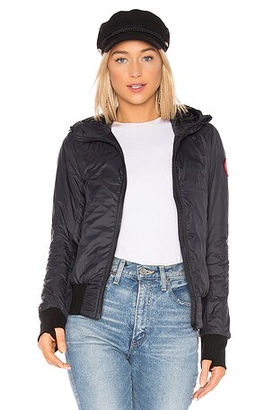 Canada Goose Dore Hoody Jacket in Black | REVOLVE