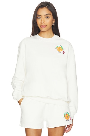 Orange Mascot Patch Sweatshirt Casablanca