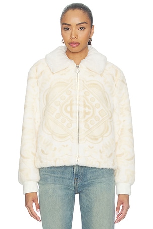 Printed Faux Fur Jacket Casablanca