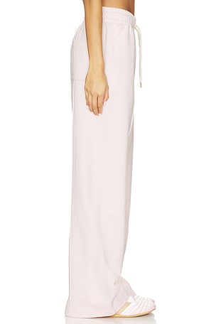 Casablanca Manga Tennis Ball Printed Open Hem Jogger in Pink. Size XS. Also