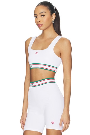 Casablanca Seamless Bralette in White