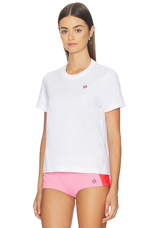 Casablanca Classic Fitted Tee in White