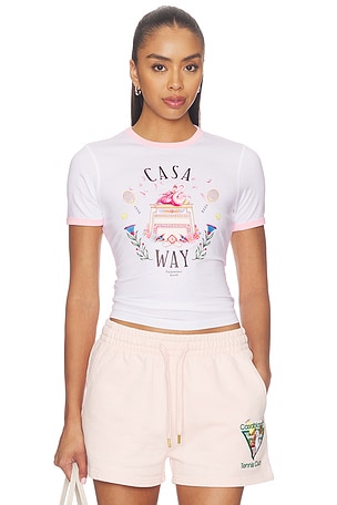 Longline Ringer Tee Casablanca