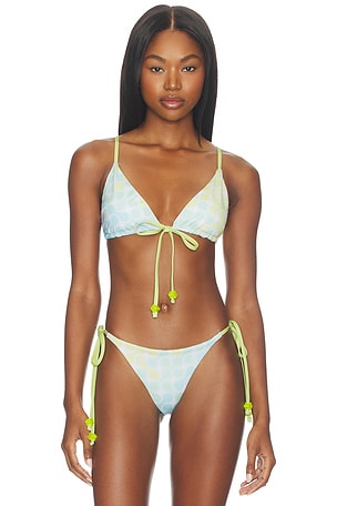 String Beaded Bikini Top Casablanca