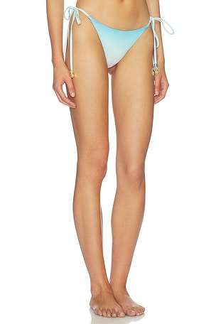 Casablanca String Beaded Bikini Bottom in Blue