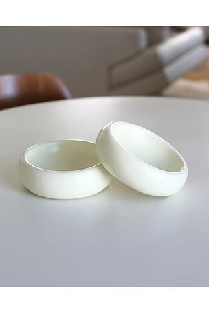 Catenary Home Halo Pet Bowl in White