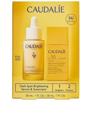 CAUDALIE Vinoperfect Dark Spot Brightening Serum & Sunscreen SPF 50 Set in Beauty: NA