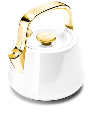 Caraway Whistling Tea Kettle in White