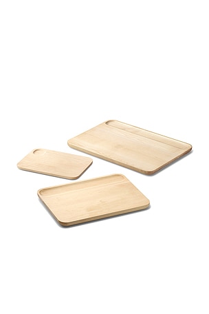 Caraway 4 Piece Cutting Board Set in Neutral