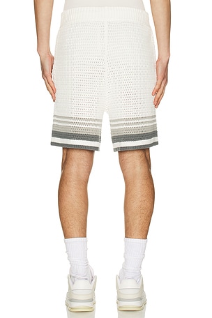 Casablanca Crochet Shorts in White