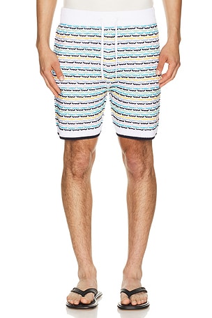 Tuck Stitch Shorts Casablanca