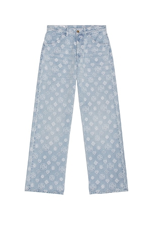 Relaxed Fit Monogram Jeans Casablanca