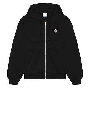 Casablanca Casa Chrome Full Zip Hoodie in Black