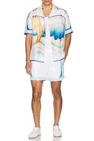 Cuban Collar Short Sleeve Shirt Casablanca