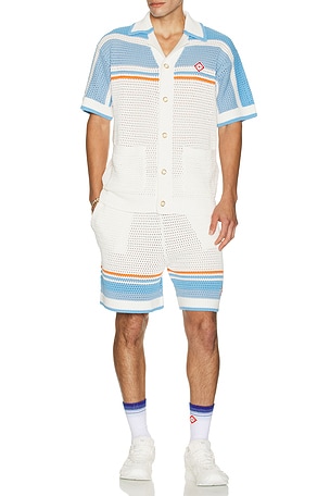 Faux Crochet Shirt Casablanca