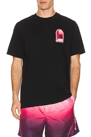 Casablanca Arches Classic Tee in Black