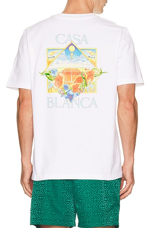 Tennis Landscape Classic Tee Casablanca